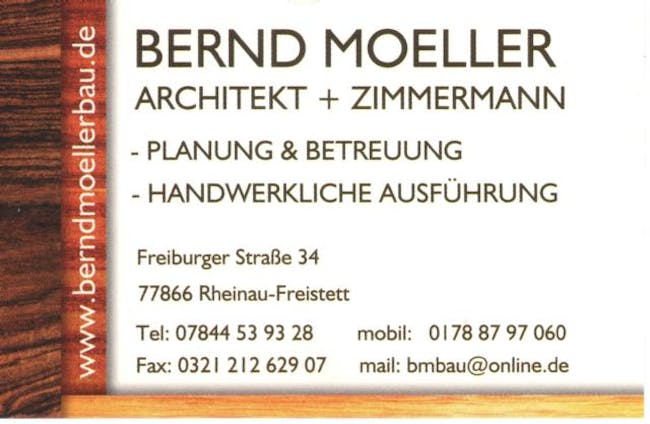 Bernd Moeller - Architekt und Zimmermann 